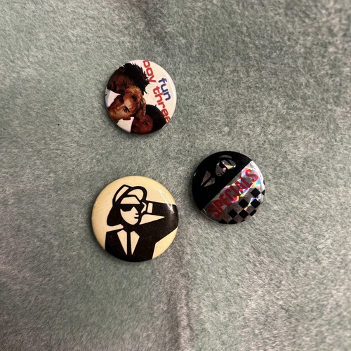 RARE Vintage 1980’s FUN BOY THREE 3 Pin Bundle - photo 4