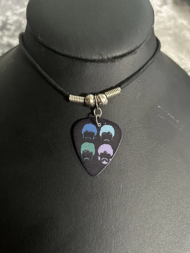 VTG Beatles Guitar Pick Necklace - photo 2
