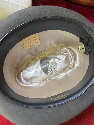 Vintage Dobbs Fifth Ave NY Fedora Size 7 - photo 5
