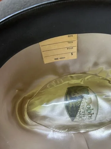 Vintage Dobbs Fifth Ave NY Fedora Size 7 image indicator(7)