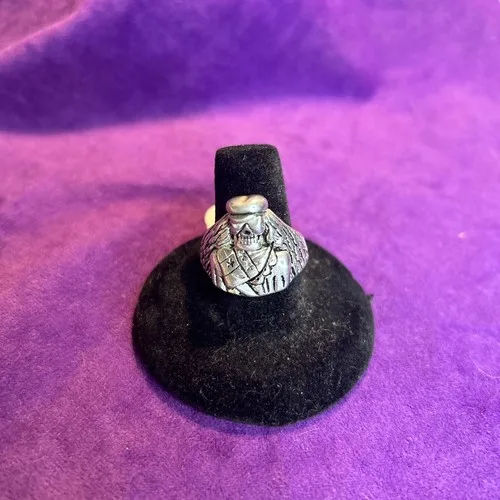Vintage G&S Skull Biker Ring Vintage Gothic