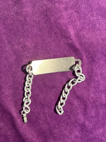 RARE Vintage DEADSTOCK 1970’s AC/DC ID Bracelet - photo 3