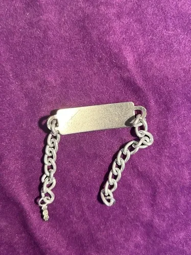 RARE Vintage DEADSTOCK 1970’s AC/DC ID Bracelet image indicator(3)