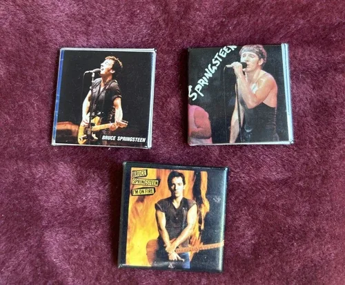 Bruce Springsteen Pin Lot THE BOSS Pinback Buttons