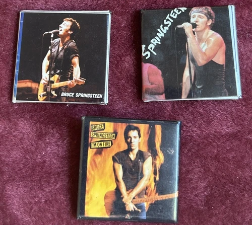 Bruce Springsteen Pin Lot THE BOSS Pinback Buttons - photo 2