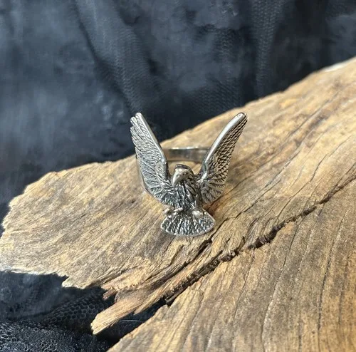 Deadstock Vintage G&S 1980’s Eagle Ring Biker Ring