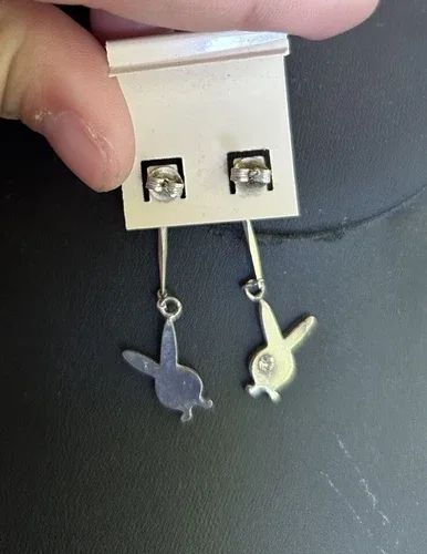 DEADSTOCK Vintage 1980’s Playboy Bunny Earrings image indicator(3)
