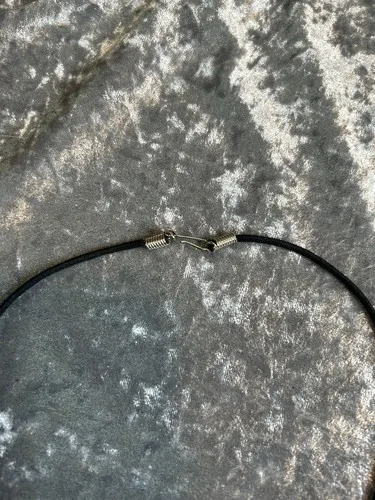 VINTAGE DEADSTOCK 1980’s SPIKED BALL MACE NECKLACE image indicator(2)