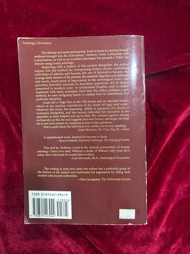 Horary Astrology, Anthony Louis image indicator(2)