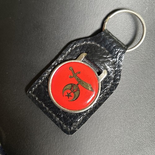 Vintage Masonic Shriner Keychain Keyring