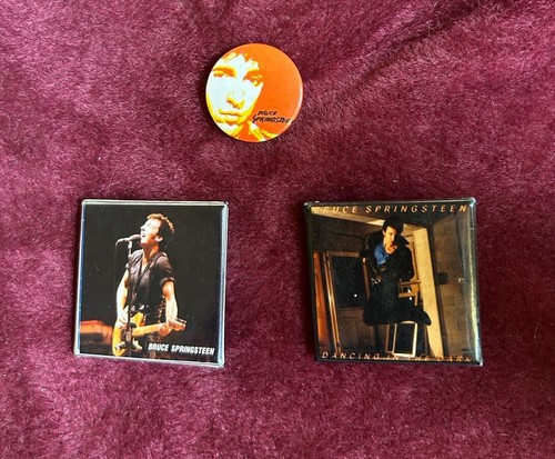 Vintage RARE Bruce Springsteen Pin Lot THE BOSS Pinback Buttons