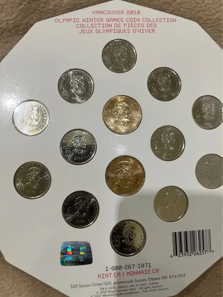 Coin Collection 2010 Vancouver Olympics image indicator(2)