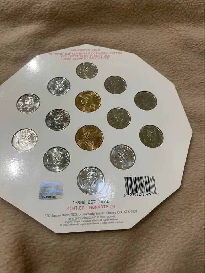 Coin Collection 2010 Vancouver Olympics image indicator(3)