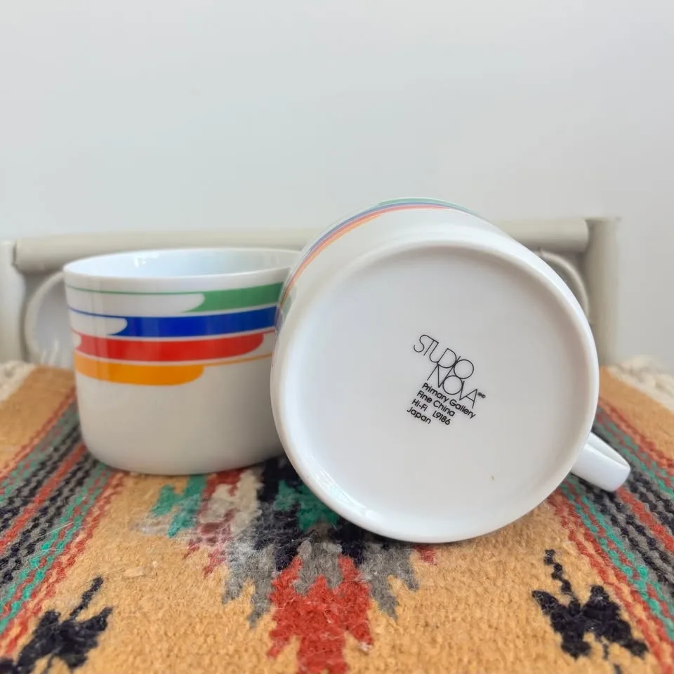 Set of 2 Vintage Studio Nova Hi-Fi Coffee Cups image indicator(2)