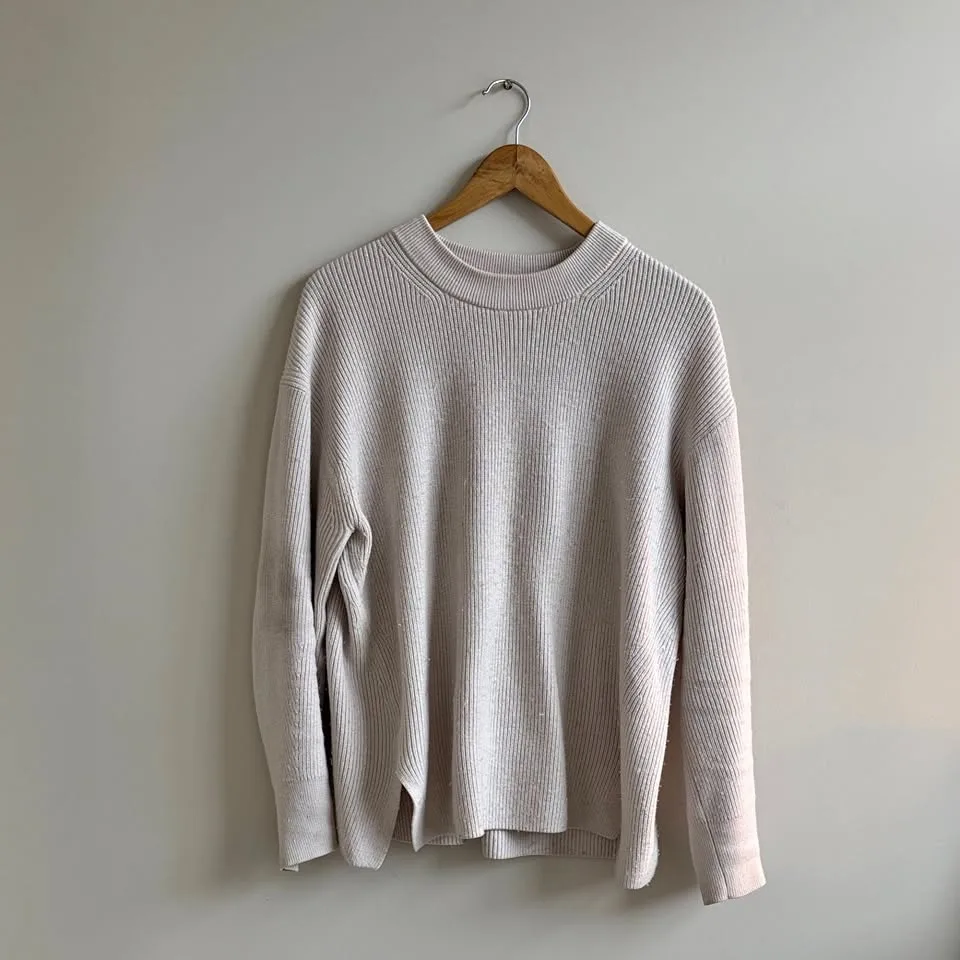 lululemon athletica knit merino wool sweater size 6