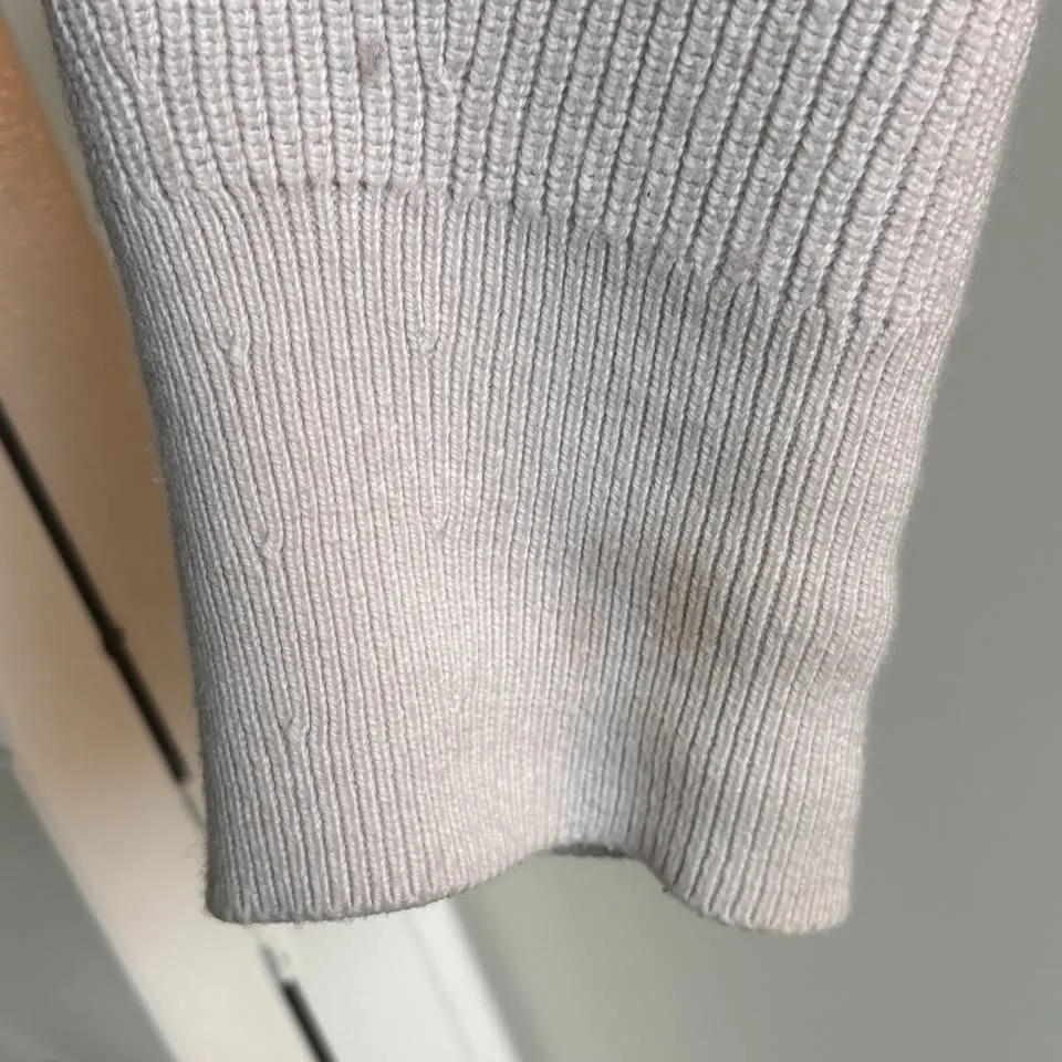 lululemon athletica knit merino wool sweater size 6 image indicator(4)