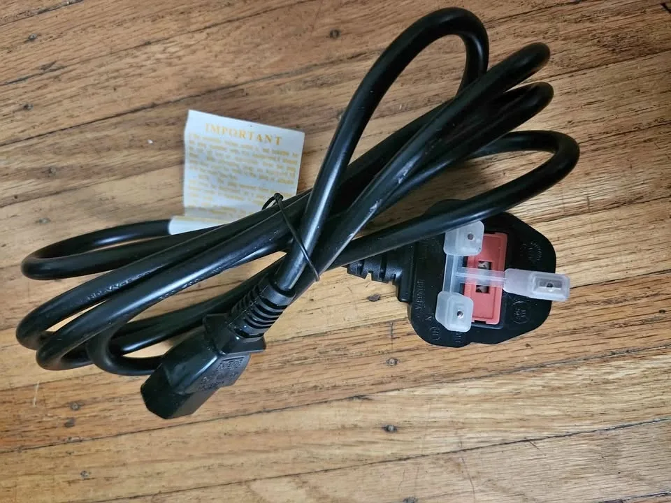 Computer Power Cord UK Plug