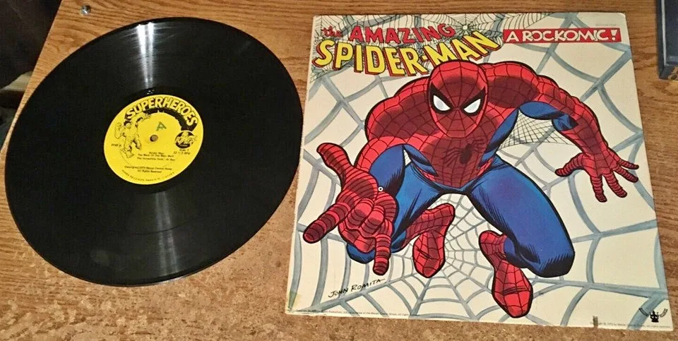 1972 Amazing Spider-Man & 1974 Spider-Man Rockomic