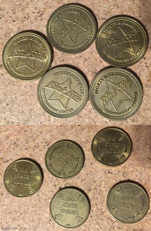 LOT OF 20 AMUSEMENT PARK GAME TOKEN - photo 5