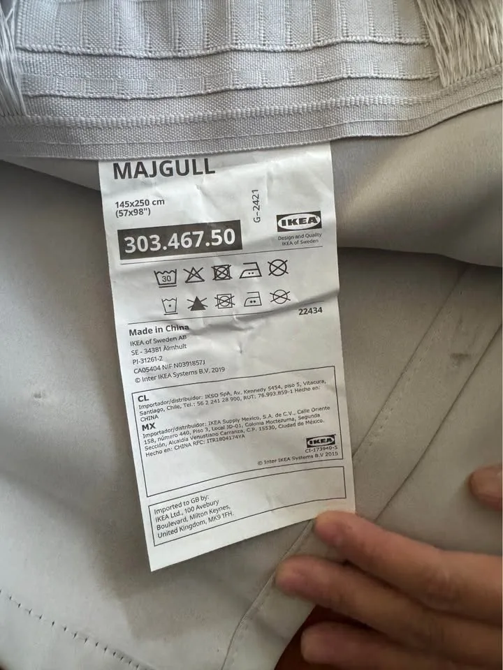 IKEA Majgull room darkening curtains image indicator(2)