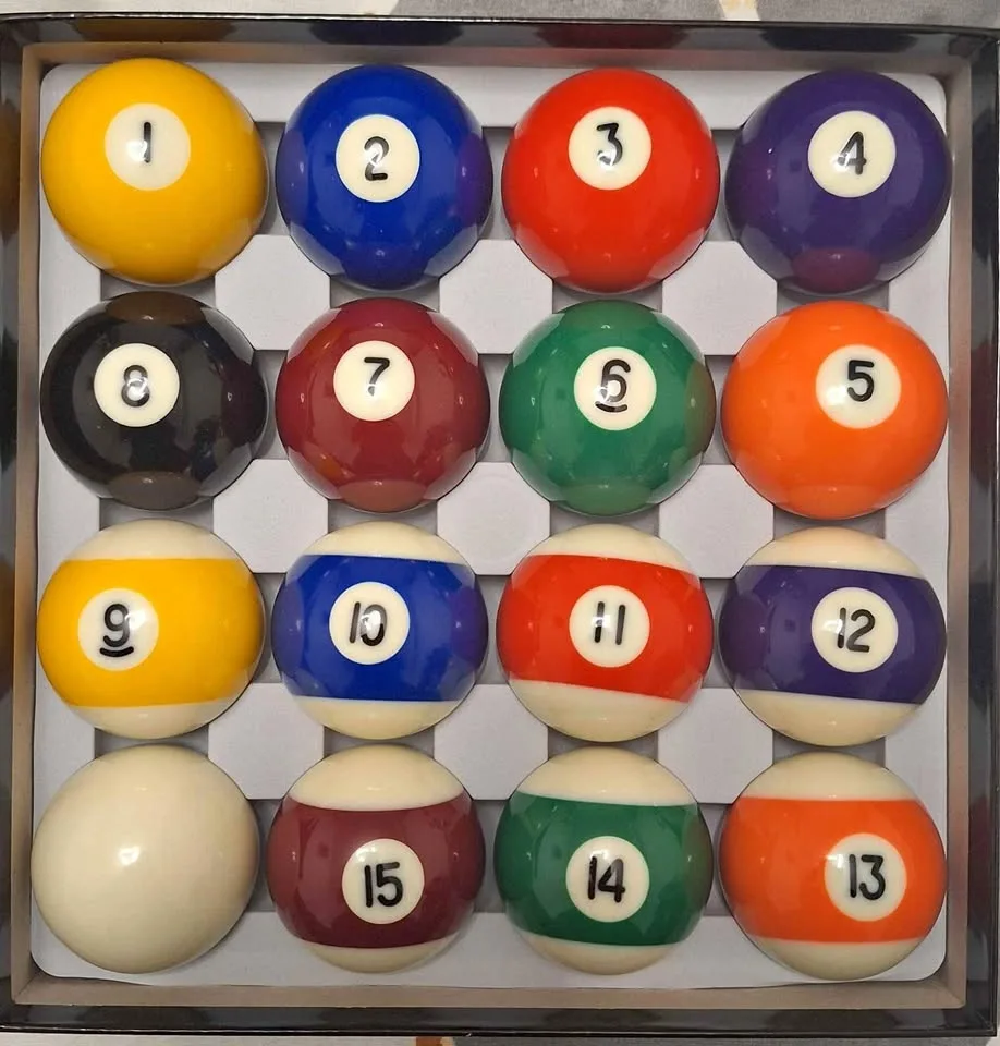 Pool ball set - Regulation Size 2.25"