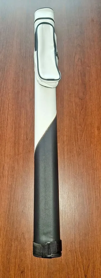 Hard cue case with soft felt lining for 58" 2 piece pool cue