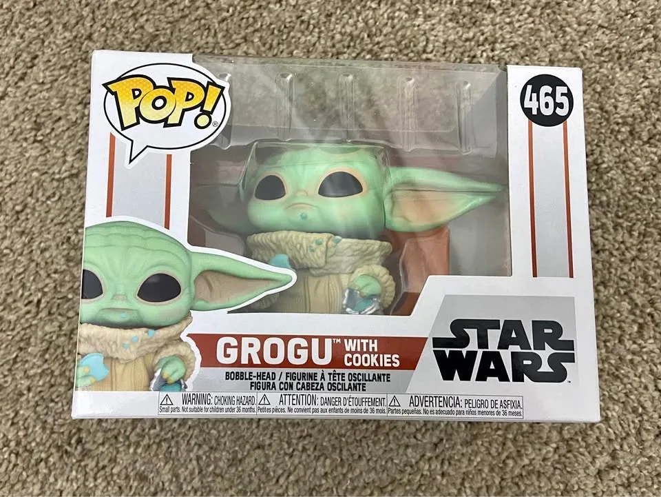 Funko Pop! Star Wars: The Child (Grogu) with Cookie