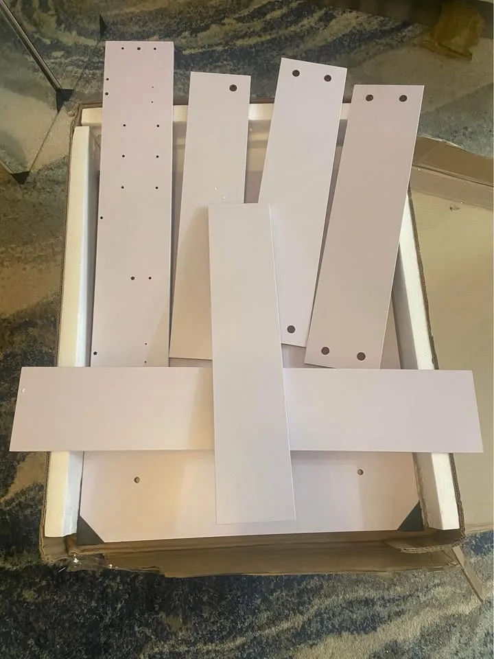 HOMCOM Medicine Cabinet - SOFT LILAC image indicator(7)