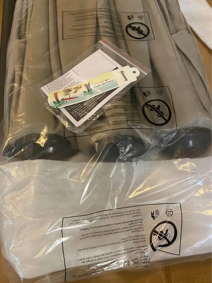 Outdoor umbrella 15 feet long double-sided 8.7-foot diameter image indicator(5)