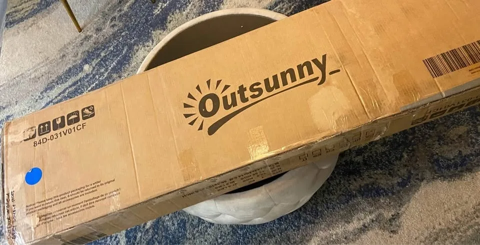 Outdoor umbrella 15 feet long double-sided 8.7-foot diameter image indicator(7)