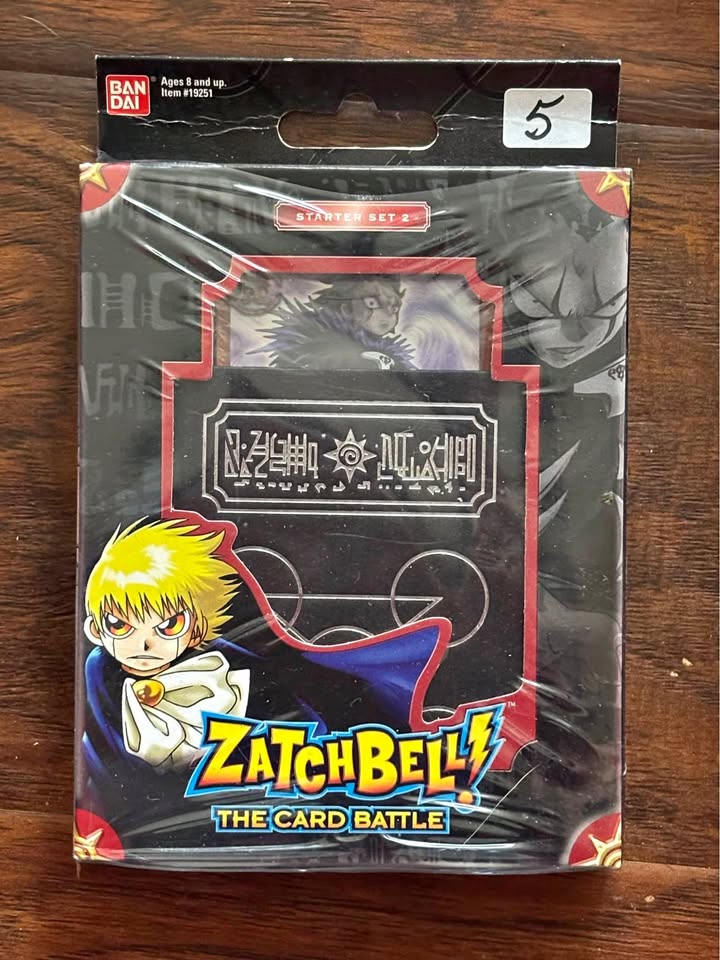 Zatch Bell! Card Battle Starter Set 2, Sealed NIB
