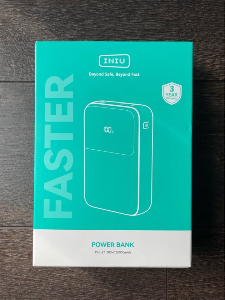 INIU 100W 25000mAh Power Bank - Open Box - photo 5