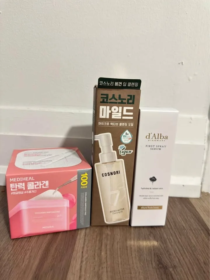 Korean skincare sealed dAlba Cosnori B-Lab Mediheal