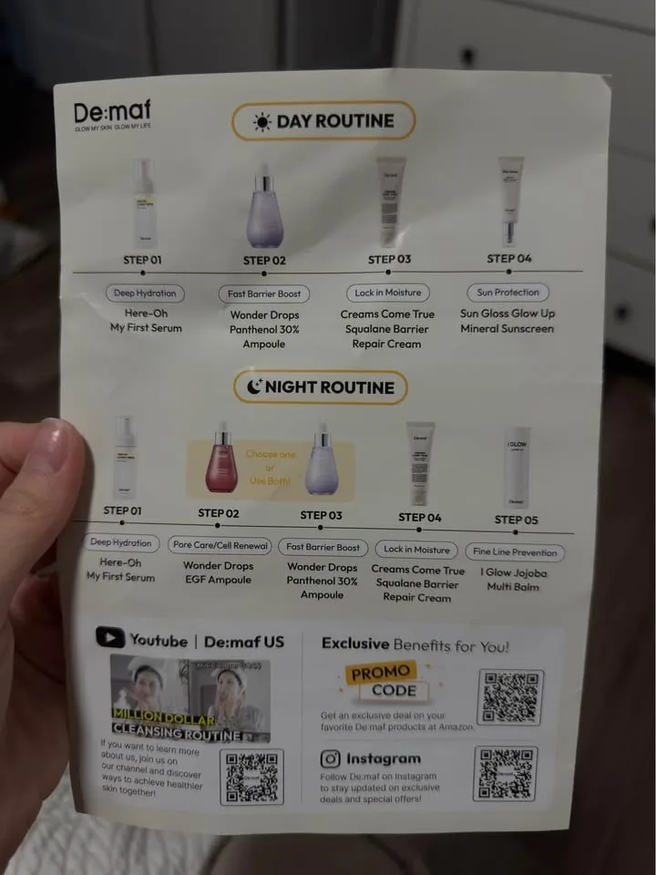 Gifting leather box full Korean skincare cosmetics DEMAF image indicator(4)