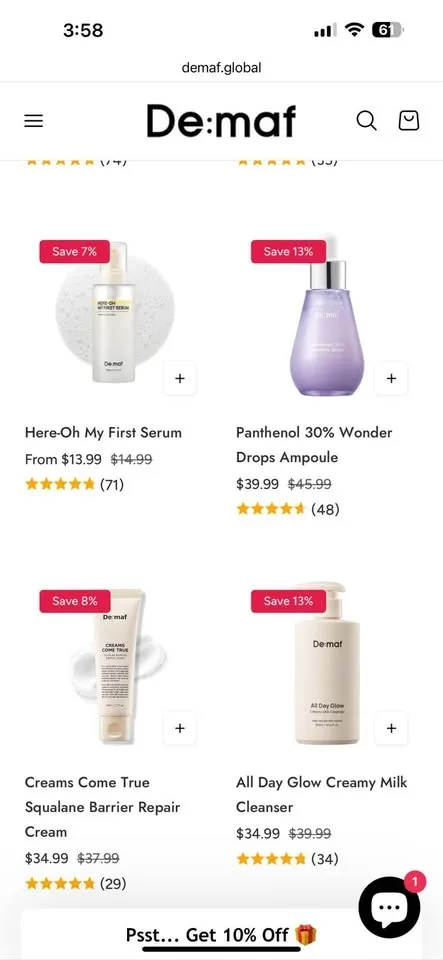 Gifting leather box full Korean skincare cosmetics DEMAF image indicator(5)