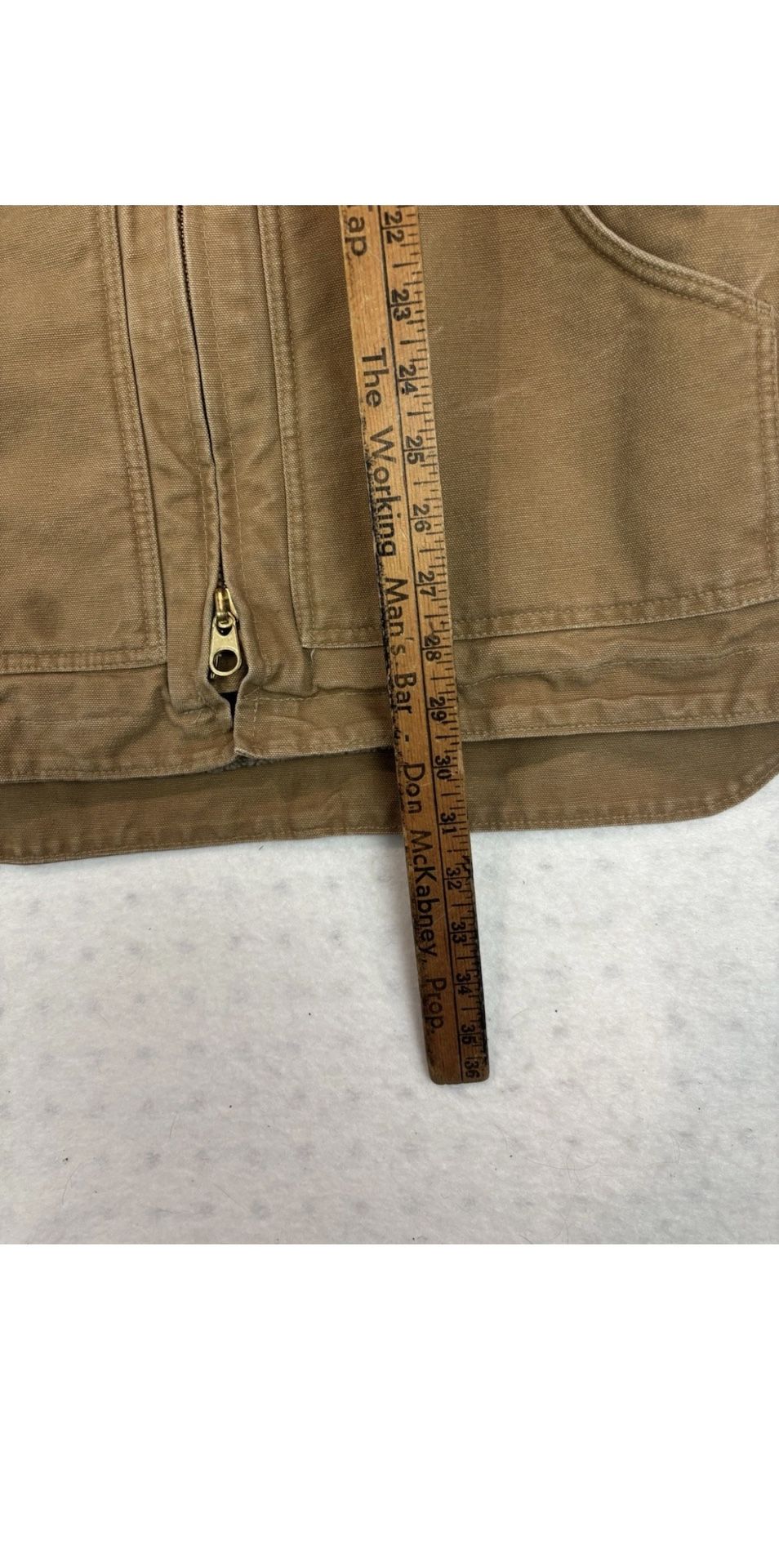 Carhartt C61 CML Mens Canvas Sherpa Lined Sandstone Ridge Work J - photo 4