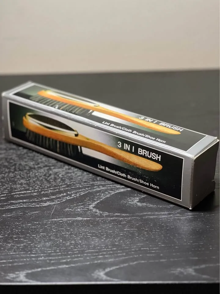 3 in 1 Brush Lint Brush/ Cloth Brush/ Shoe Horn #cleanout image indicator(9)