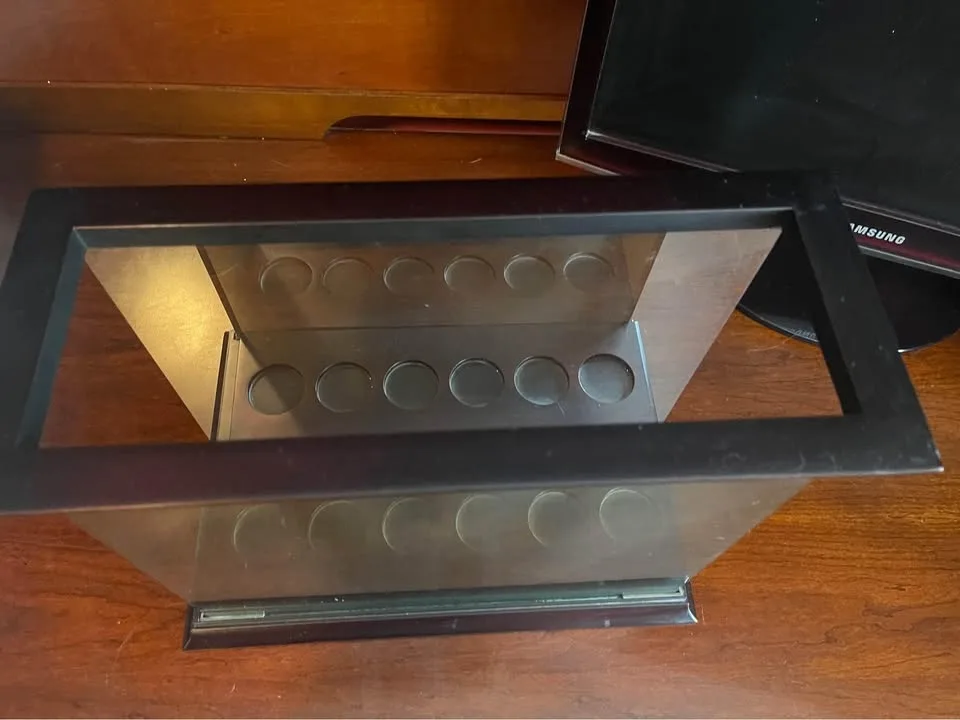 Beautiful glass tea light holder image indicator(3)