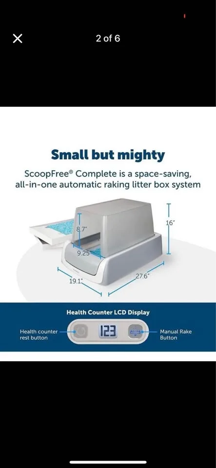 Petsafe Self Cleaning Kitty Litter System. Priced to sell!! image indicator(3)