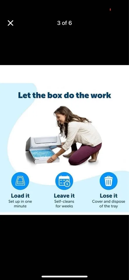 Petsafe Self Cleaning Kitty Litter System. Priced to sell!! image indicator(4)