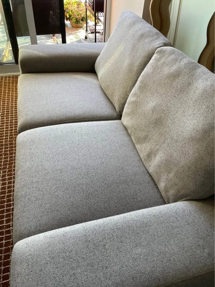 Structube Light Grey Sofa Preston 3 Seater (DELIVERY AVAILABLE) image indicator(2)