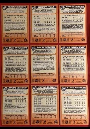 1988-89 OPC Hockey Set - Hull, Shanahan, Gretzky image indicator(3)