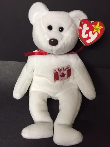 TY MAPLE Beanie Baby With Tag Error ( Misspelled "Gosport "As "