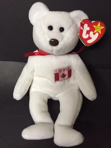 TY MAPLE Beanie Baby With Tag Error ( Misspelled "Gosport "As "