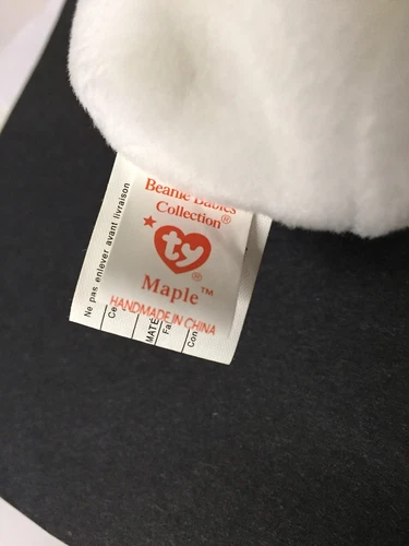TY MAPLE Beanie Baby With Tag Error ( Misspelled "Gosport "As " - photo 5