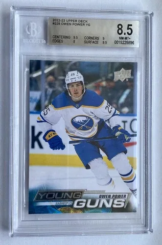 2022-23 OWEN POWER Young Guns (Beckett Graded 8.5)