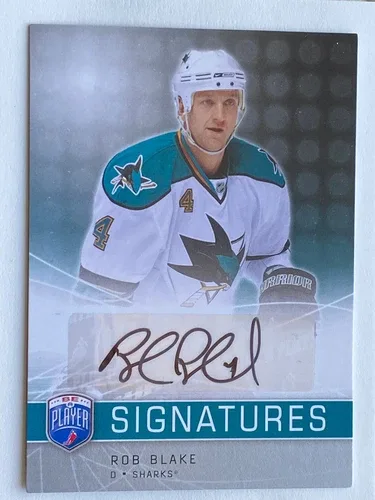 2008-09 ROB BLAKE UPPER DECK SIGNATURES #S-BK