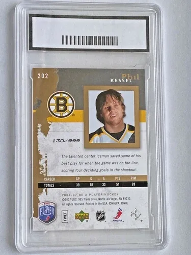 2006-07 Be A Player #202 Phil Kessel RC 130/999 Rookie Card Bost image indicator(2)