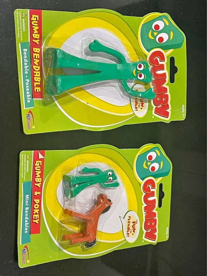 NJ Croce Gumby Bendable Figures