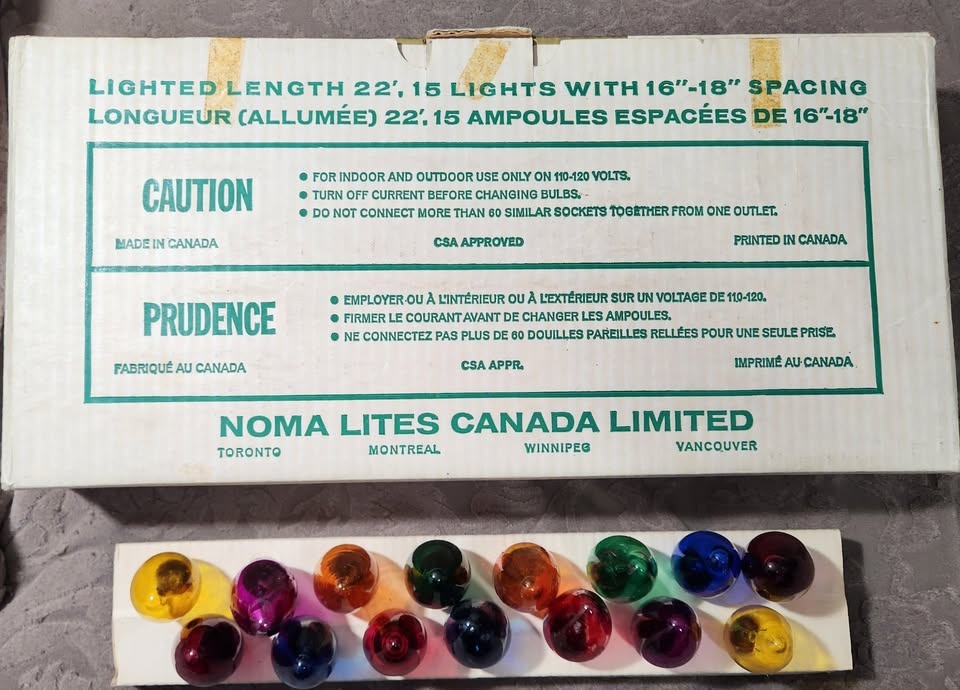 Vintage NOMA Christmas Lights - New in Box - photo 3
